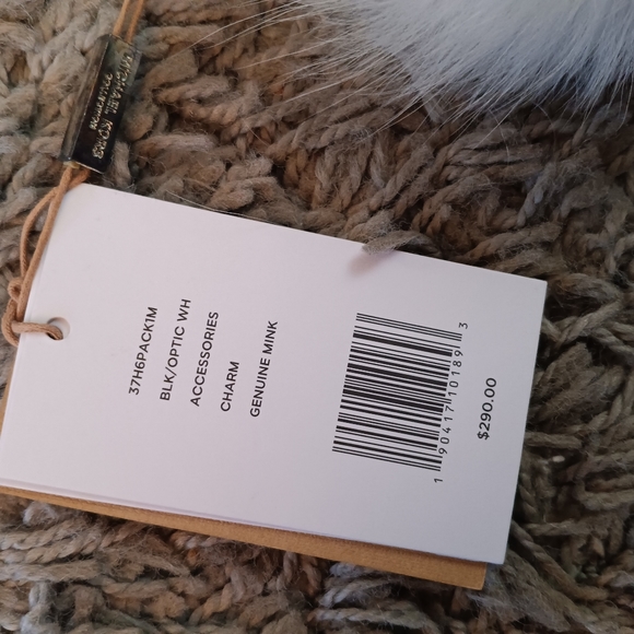 - Michael Kors Collection Mink & Fox Bag Charm NIB $290.00 Retail - Picture 5 of 5